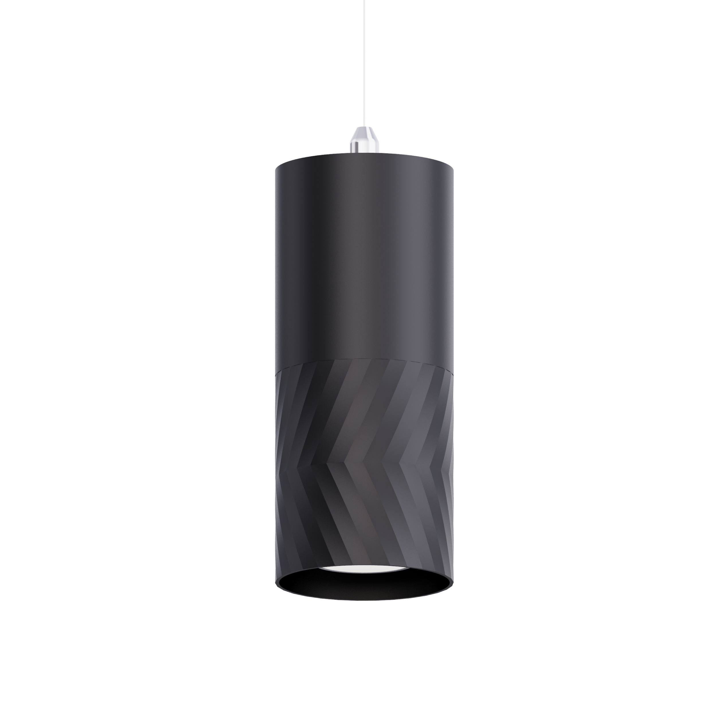 twill pattern pendant light head