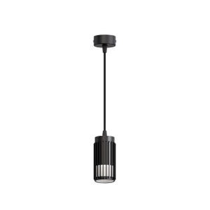 black gu10 pendant light with hollow housing