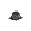 black gu10 recessed downlight