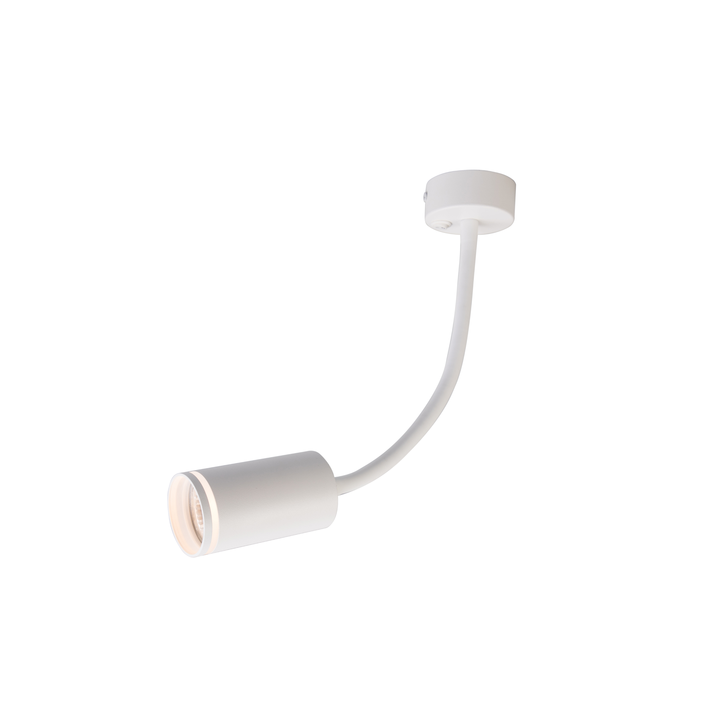 single light head spot light white downlight with an acrylic ring