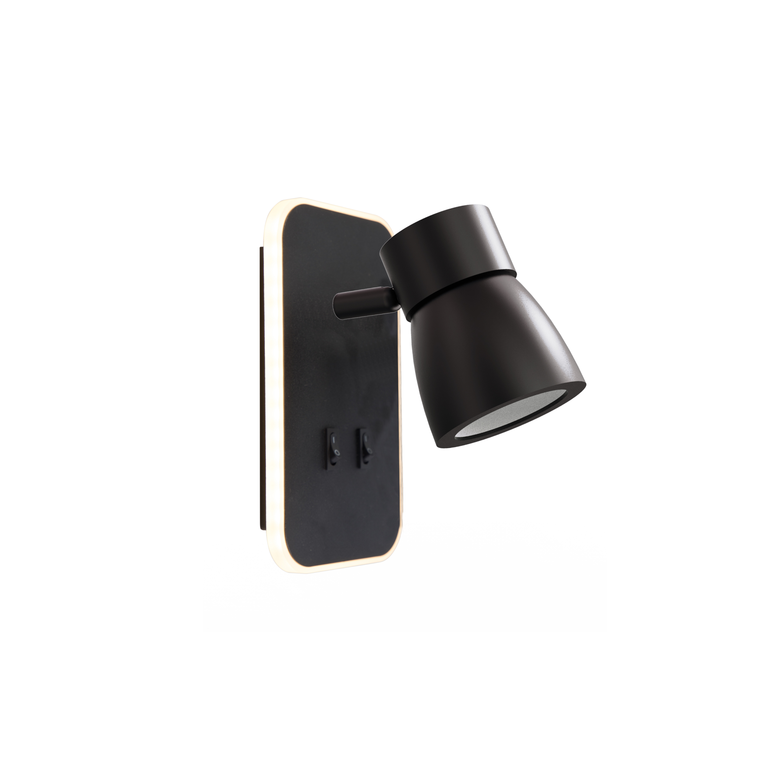 Interior GU10 Matte Black Surface Mounted Cone Wall Lights IP65