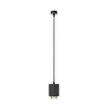 black square gu10 socket ceiling pendant light for living room