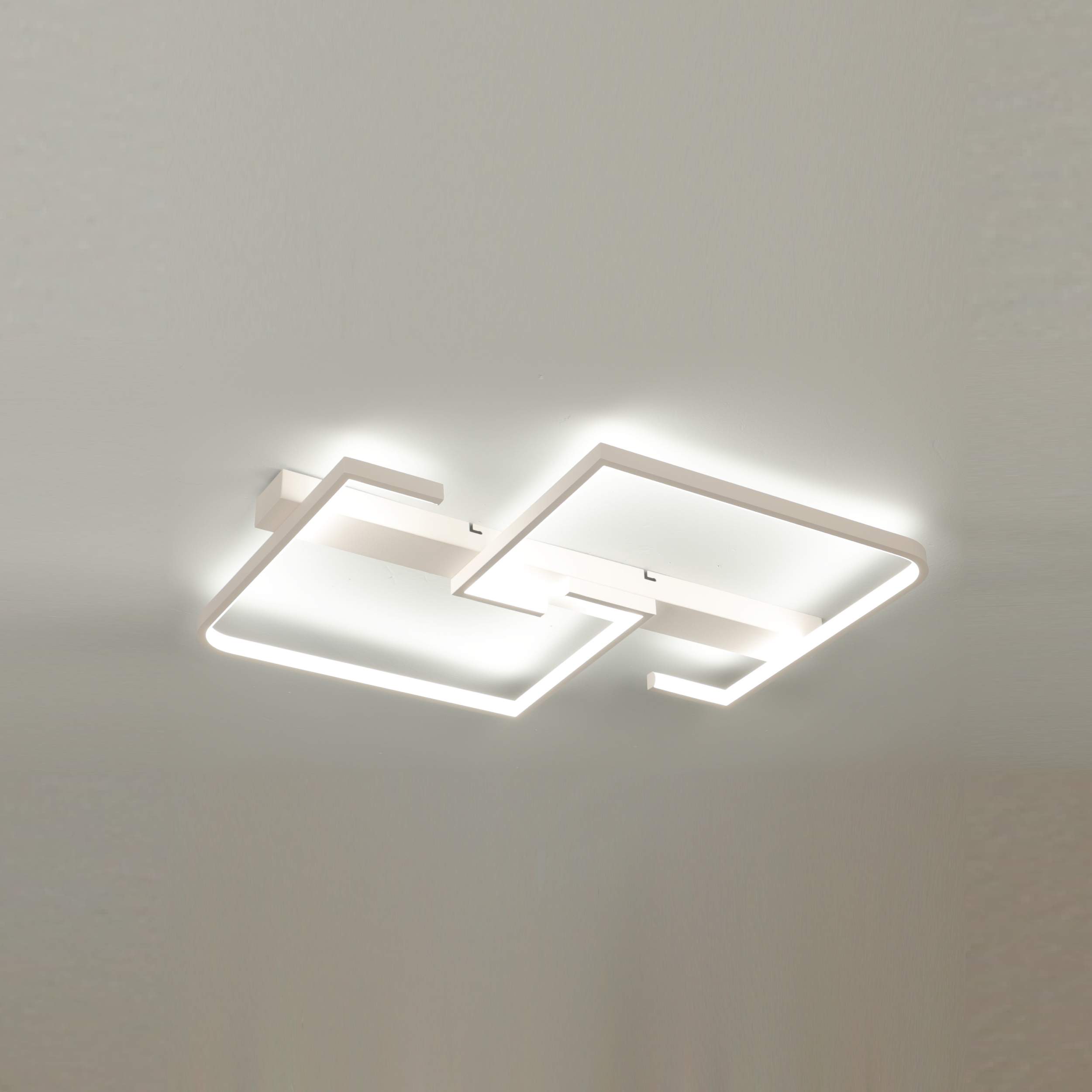 white square modern led ceiling light
