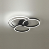 black round circle ceiling light