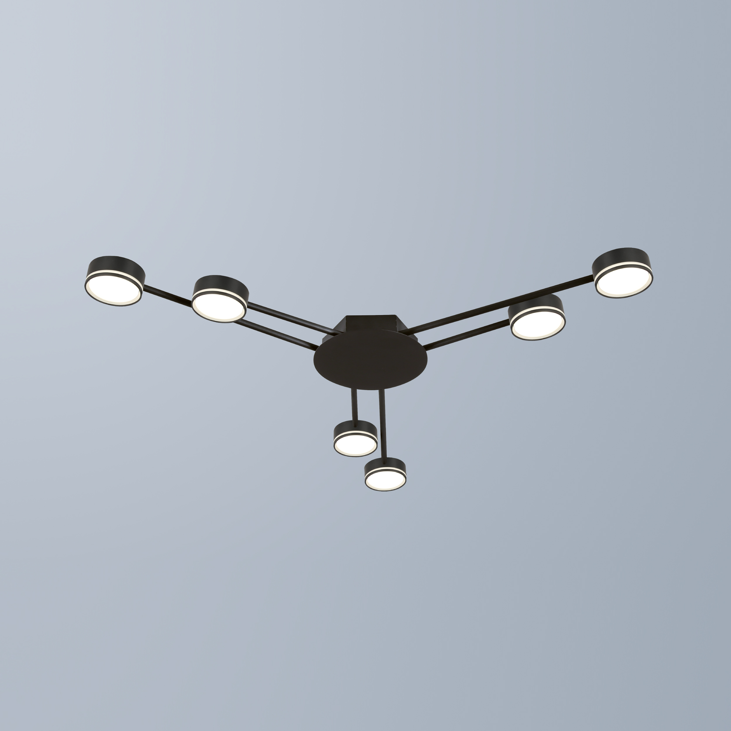 6 gx53 light heads ceiling light for bedroom
