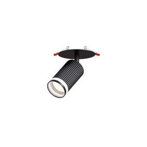 black flush recessed gu10 spotlight for living room