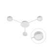 three heads ceiling light white fixture