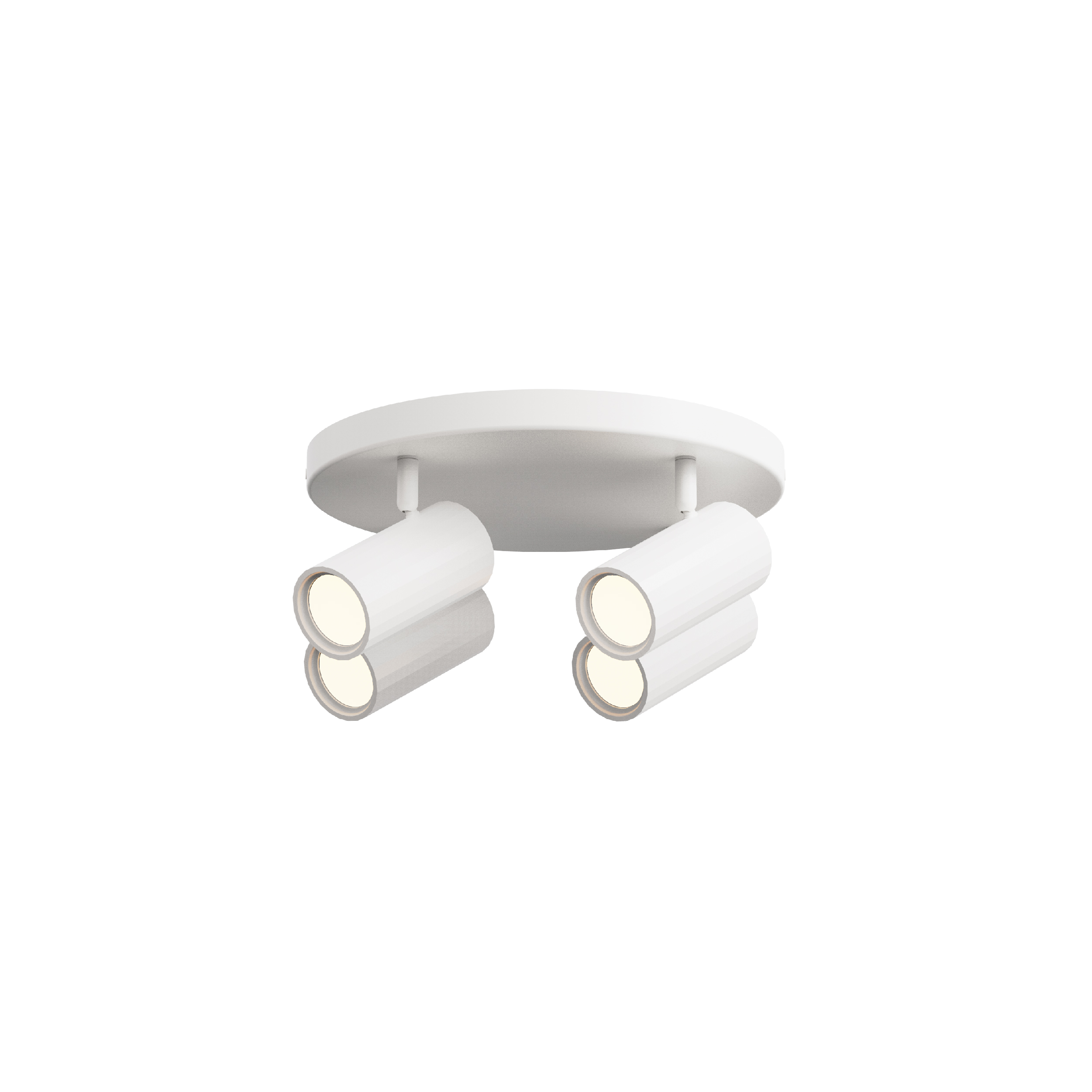 4*gu10 ceiling light with white body