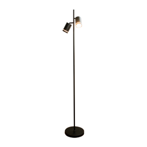gu10 dual light head floor lamp for living room
