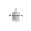 white flush accessed gu10 ceiling light