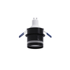 black gu10 ceiling downlight for hallway