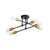 six e27 ceiling pendant light gold fixture