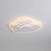 Five cloud shape acrylic overlap together to combine to a led ceiling lamp