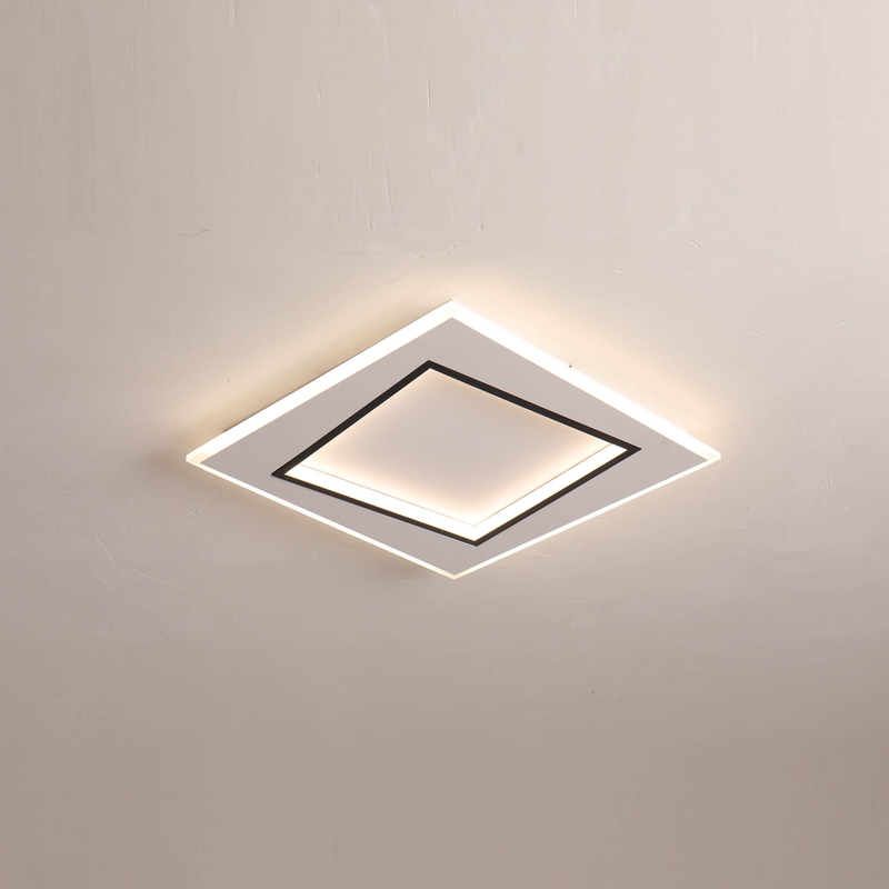 two square led ceiling light