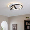 dual spot led ceiling light with white base