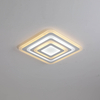 Square led ceiling light warm and white color