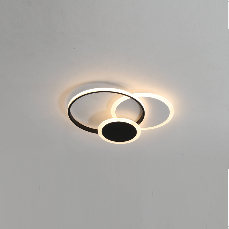 Black and white led ceiling light