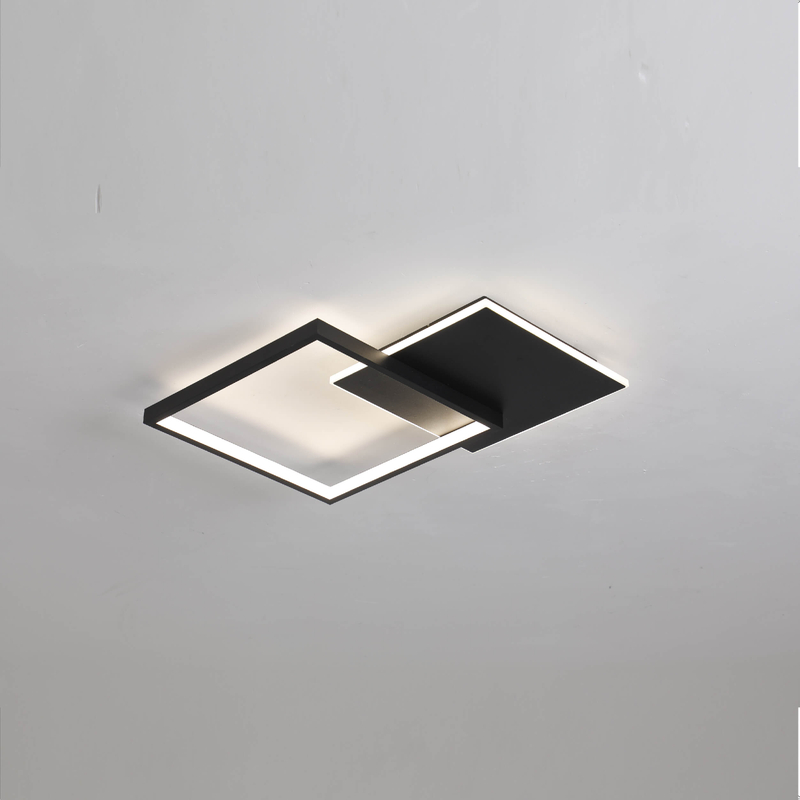 Square Stylish Flush Mount Ceiling Lamp
