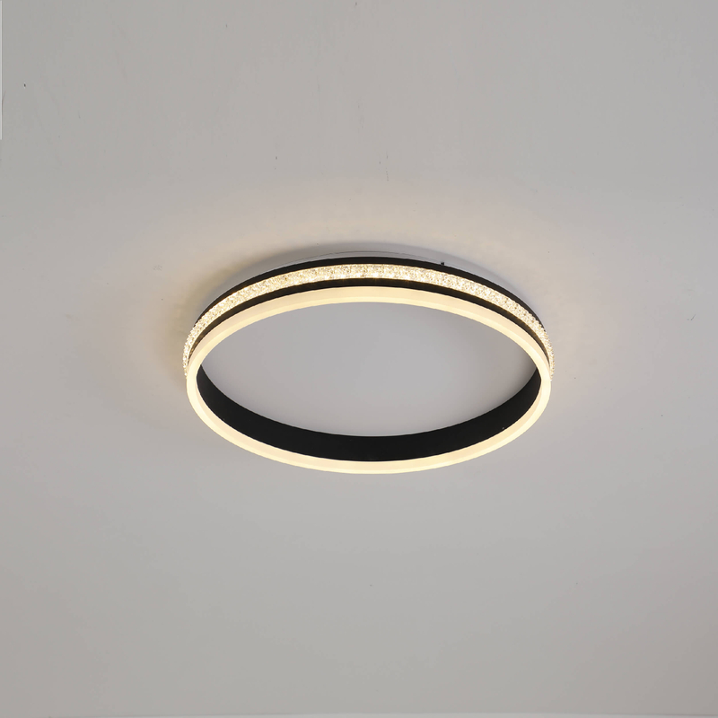Black and white led ceiling light