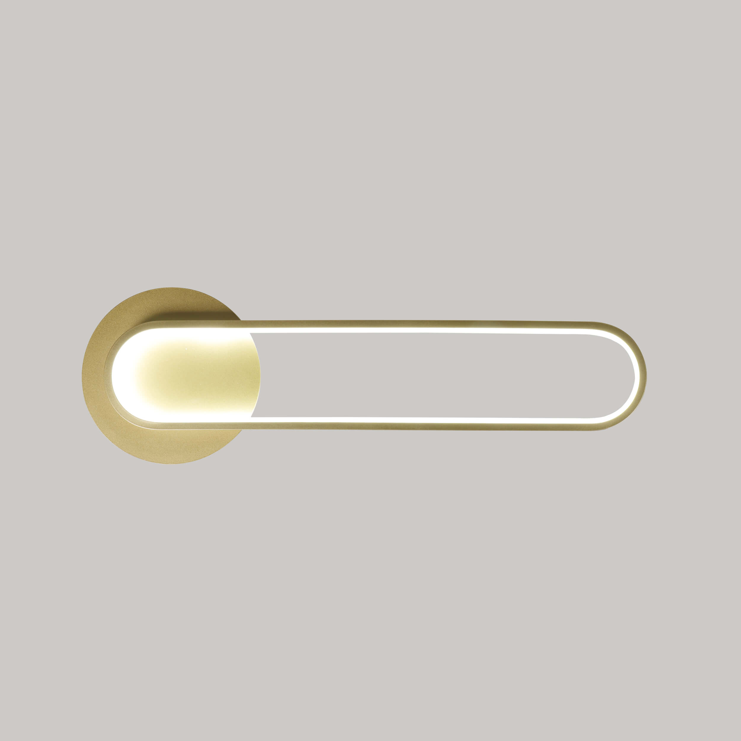 Minimalist Brass Wall Sconce