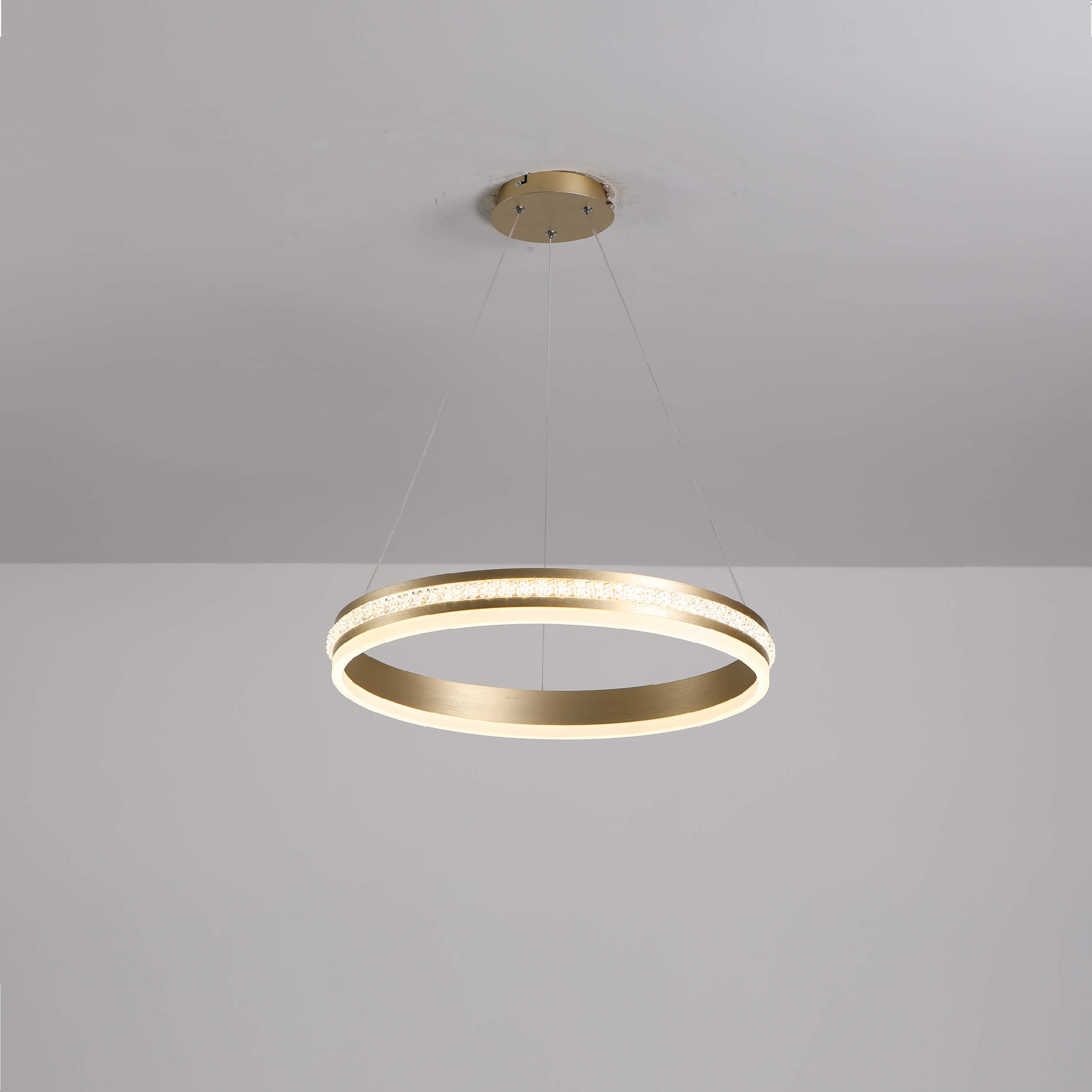 Round rings led pendant light