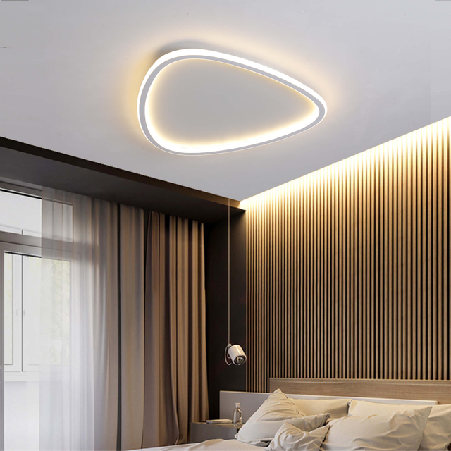 triangle LED ceiling light for bedroom