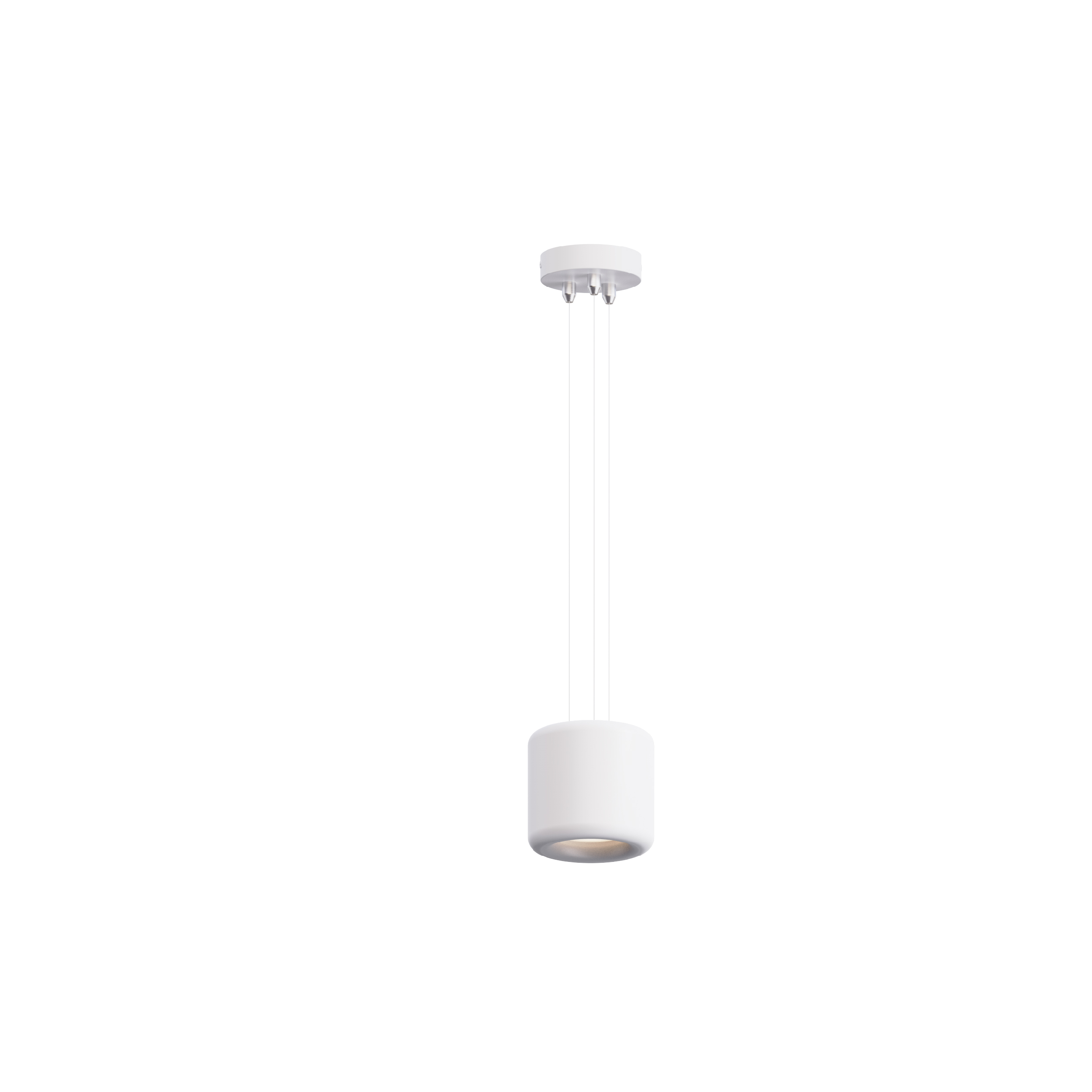 metal white gx53 pendant light