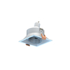 white gu10 recessed downlight