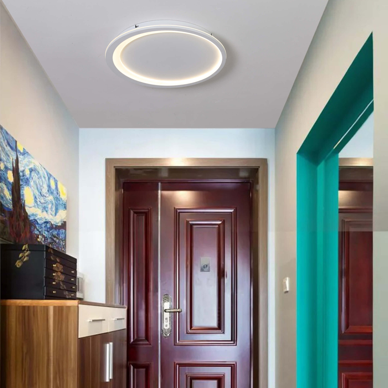 Ultra-thin LED ceiling light for corridor