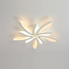 white curved blade shape led ceiling lamp for home decor lighting