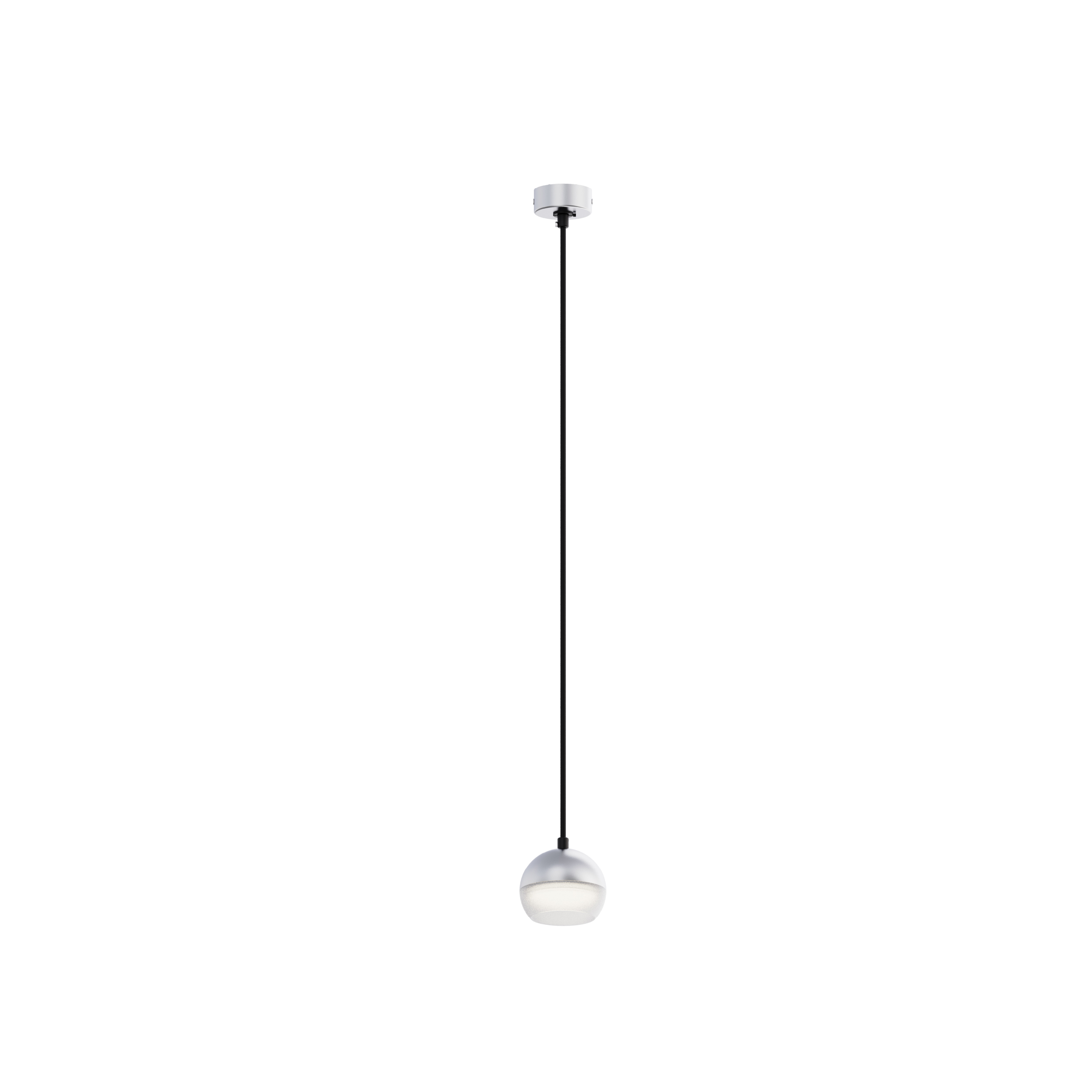 sliver led pendant light