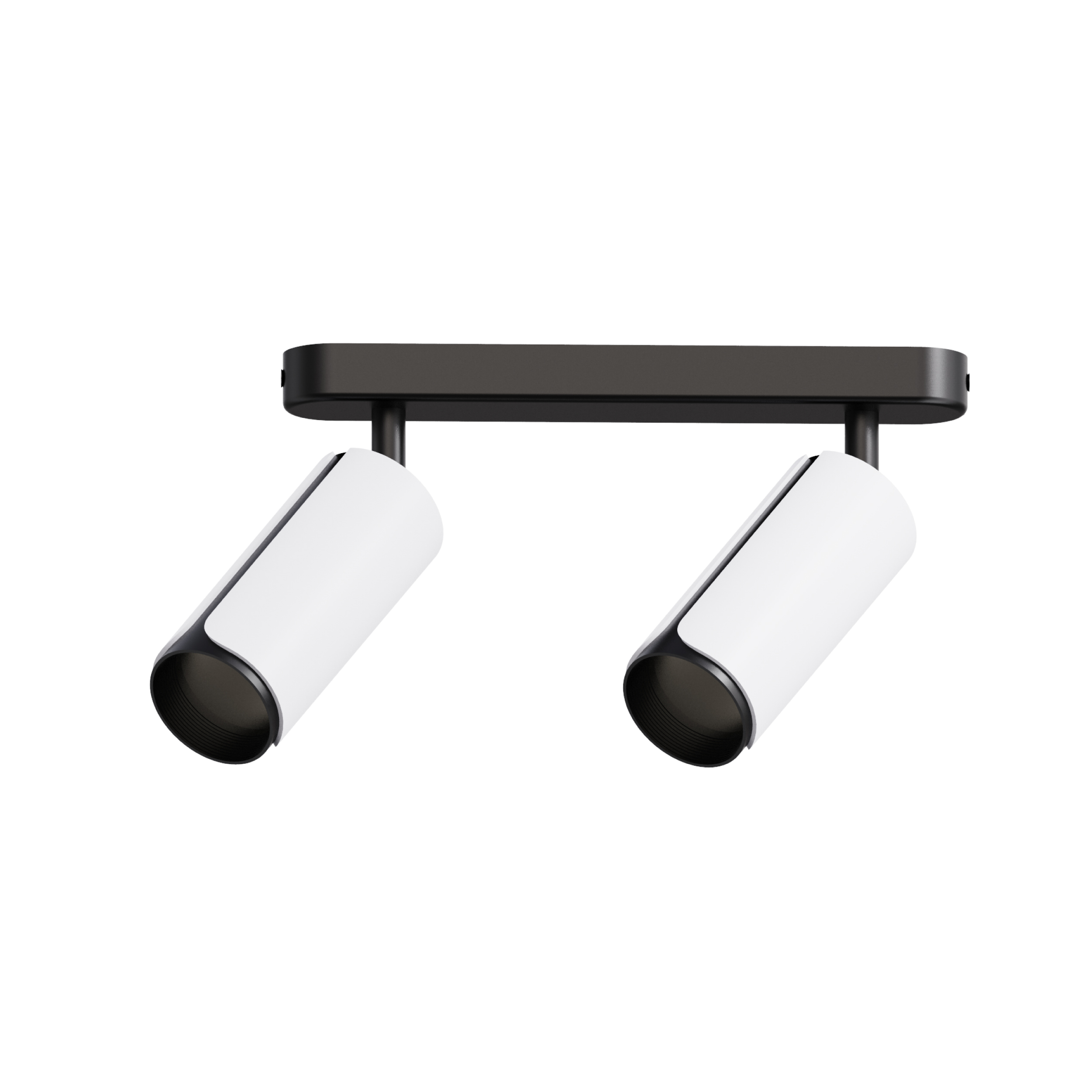 two spot light head ceiling light