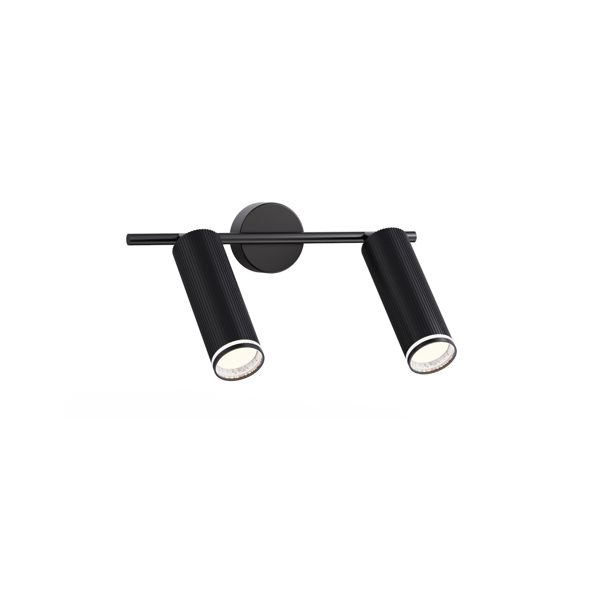 2*gu10 wall light aluminum