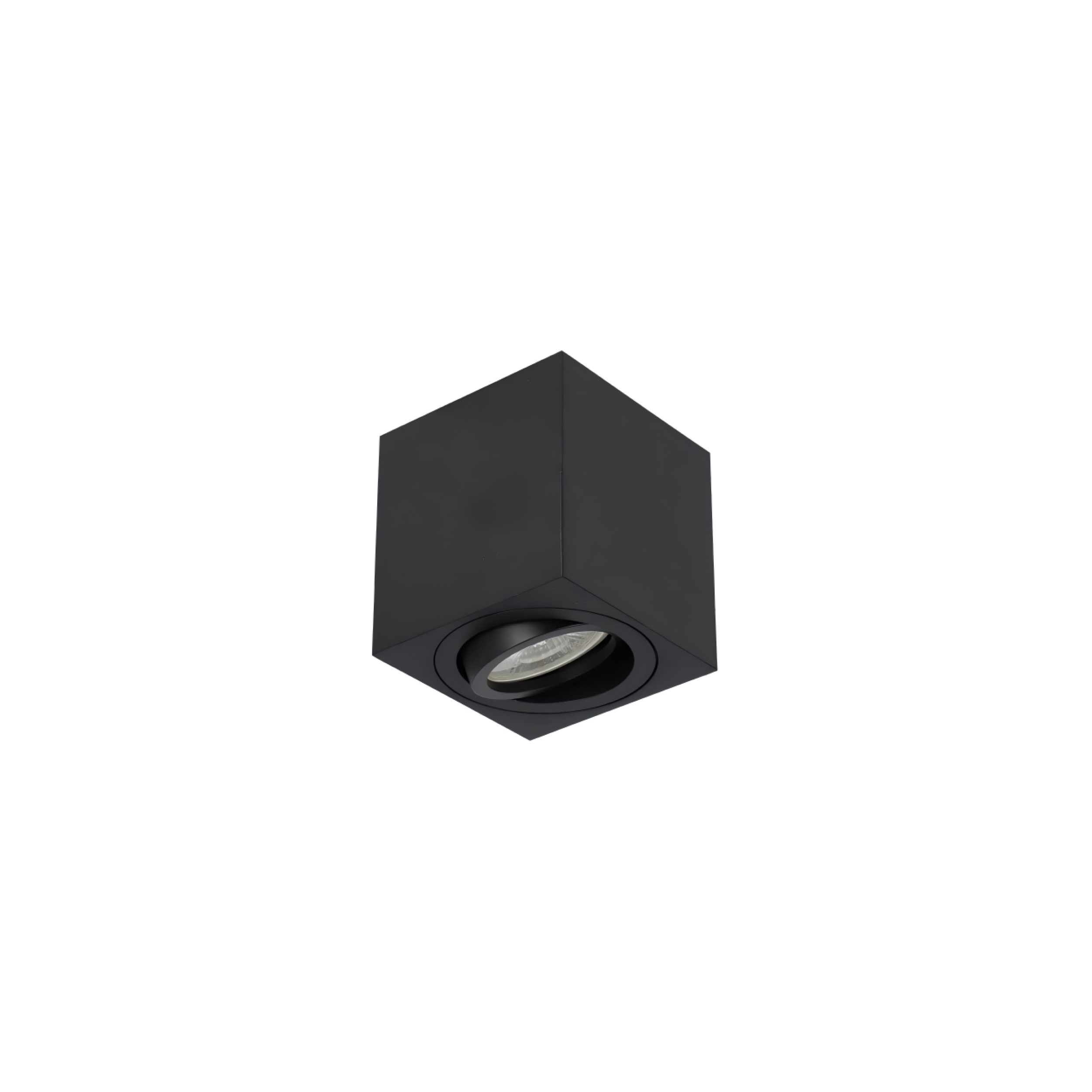 Black square gu10 diy lighting