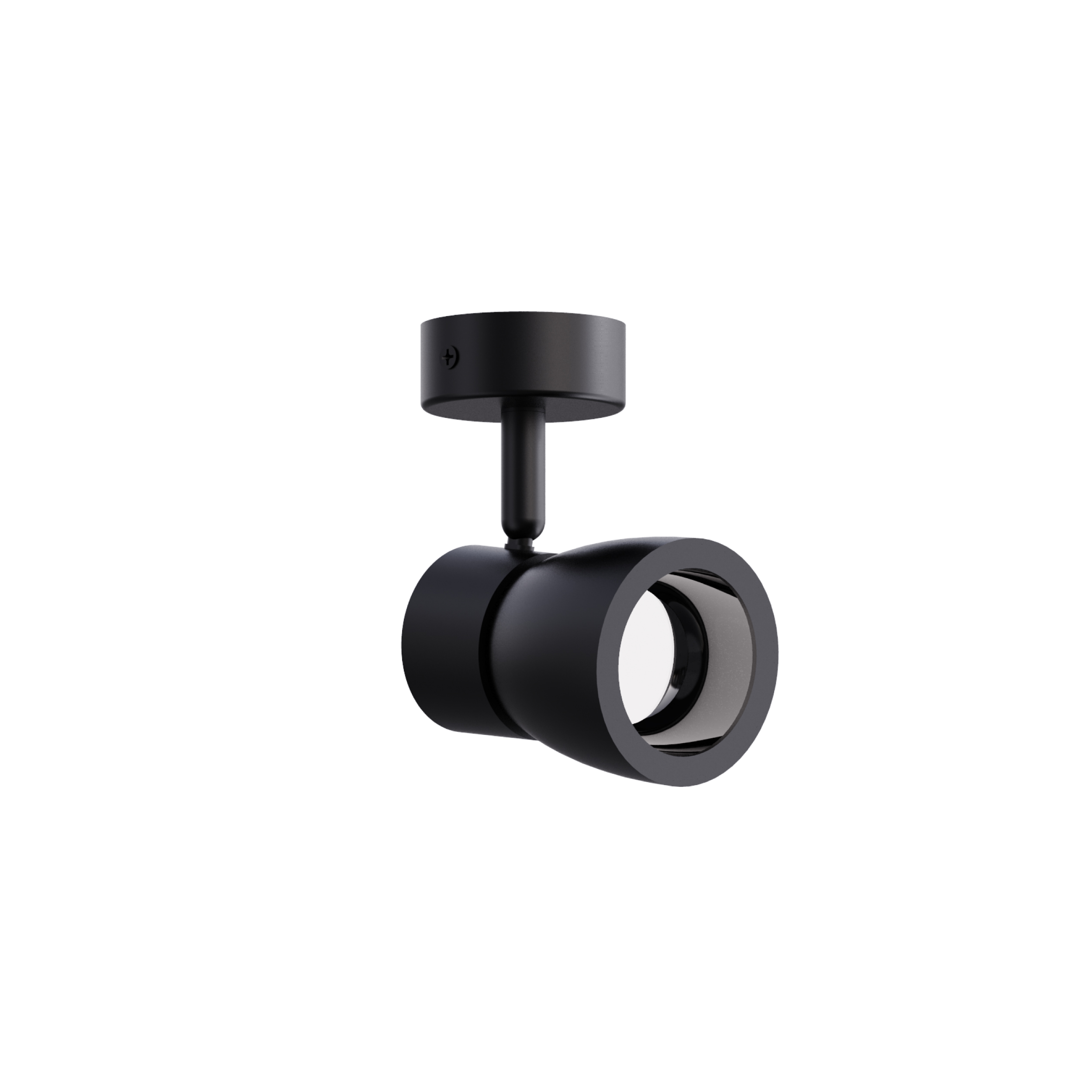 black ceiling spot light