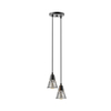 clear glass shade 2* e27 pendant light