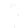 155cm e27 floor light size