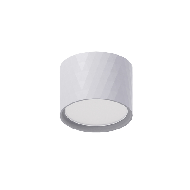 white surface mounted light