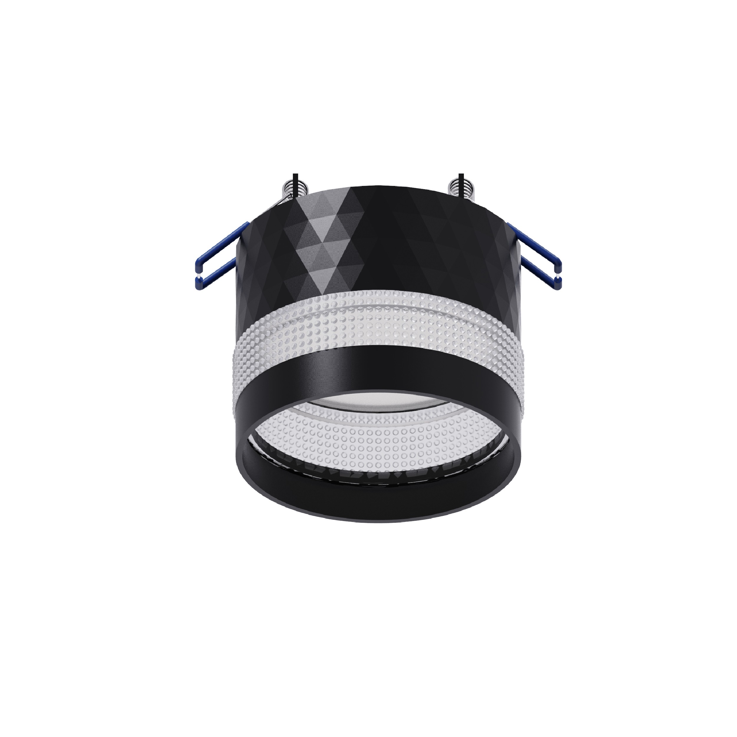 black acrylic gx53 down spot light