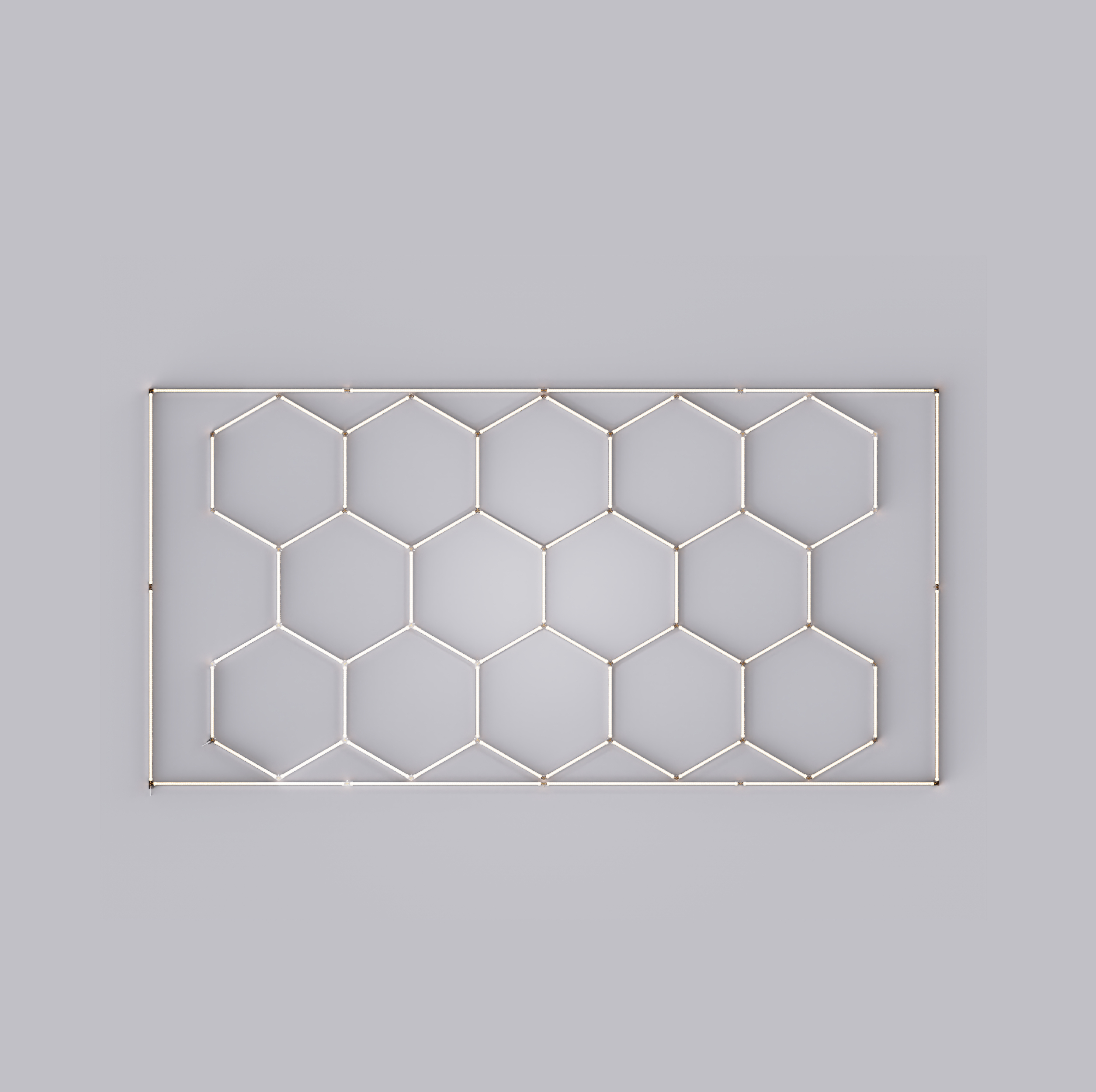 hexagon car wash light