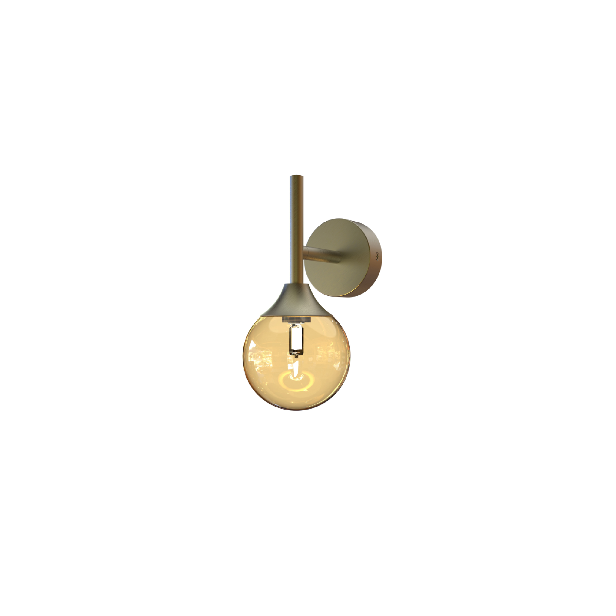 metal gold G9 wall light