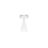 aluminum white track light
