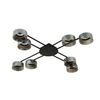 gray glass gx53 ceiling light