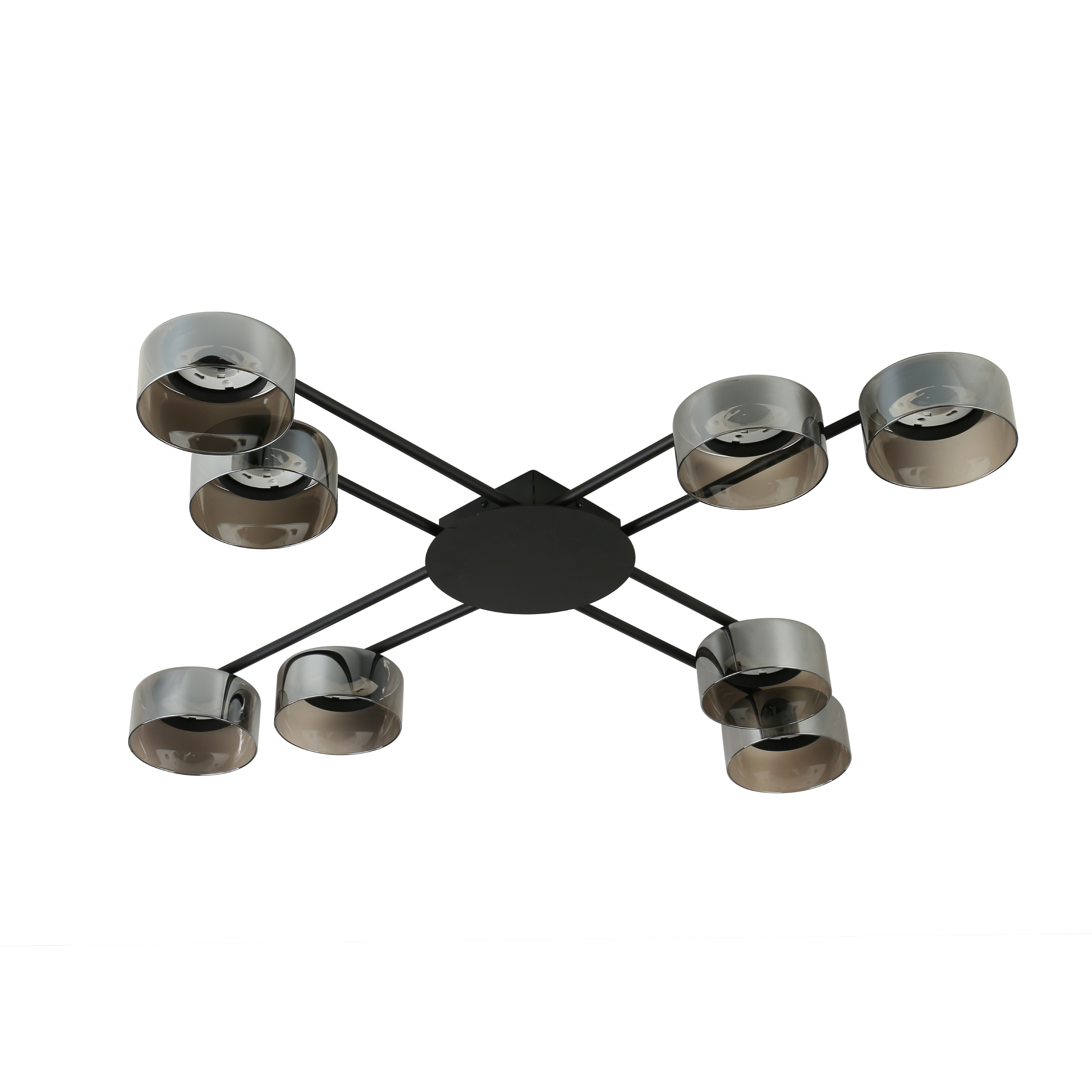 gray glass gx53 ceiling light