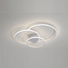 three rings white led ceiling light