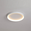 white acrylic led ceiling light with circular simple shape