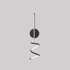 Elegant Spiral-Shaped Wall Sconce