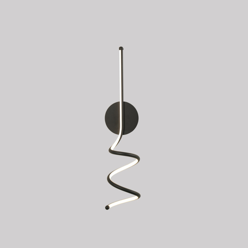 Elegant Spiral-Shaped Wall Sconce