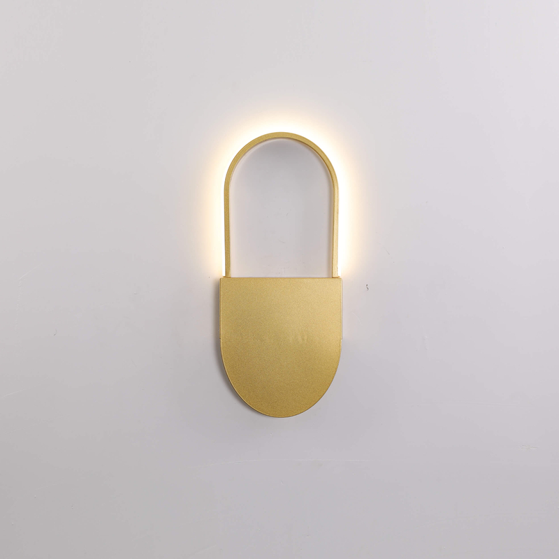 Minimalist Gold Wall Sconce Lamp