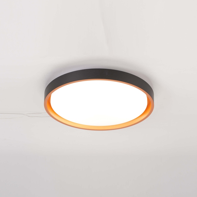 Modern Wooden Ceiling Lamp with Natural Grain Accents